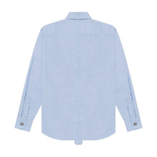 Load image into Gallery viewer, Crucifix Button Up (Blue)
