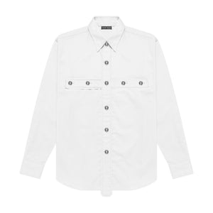 Crucifix Button Up (White)