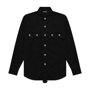 Crucifix Button Up (Black)