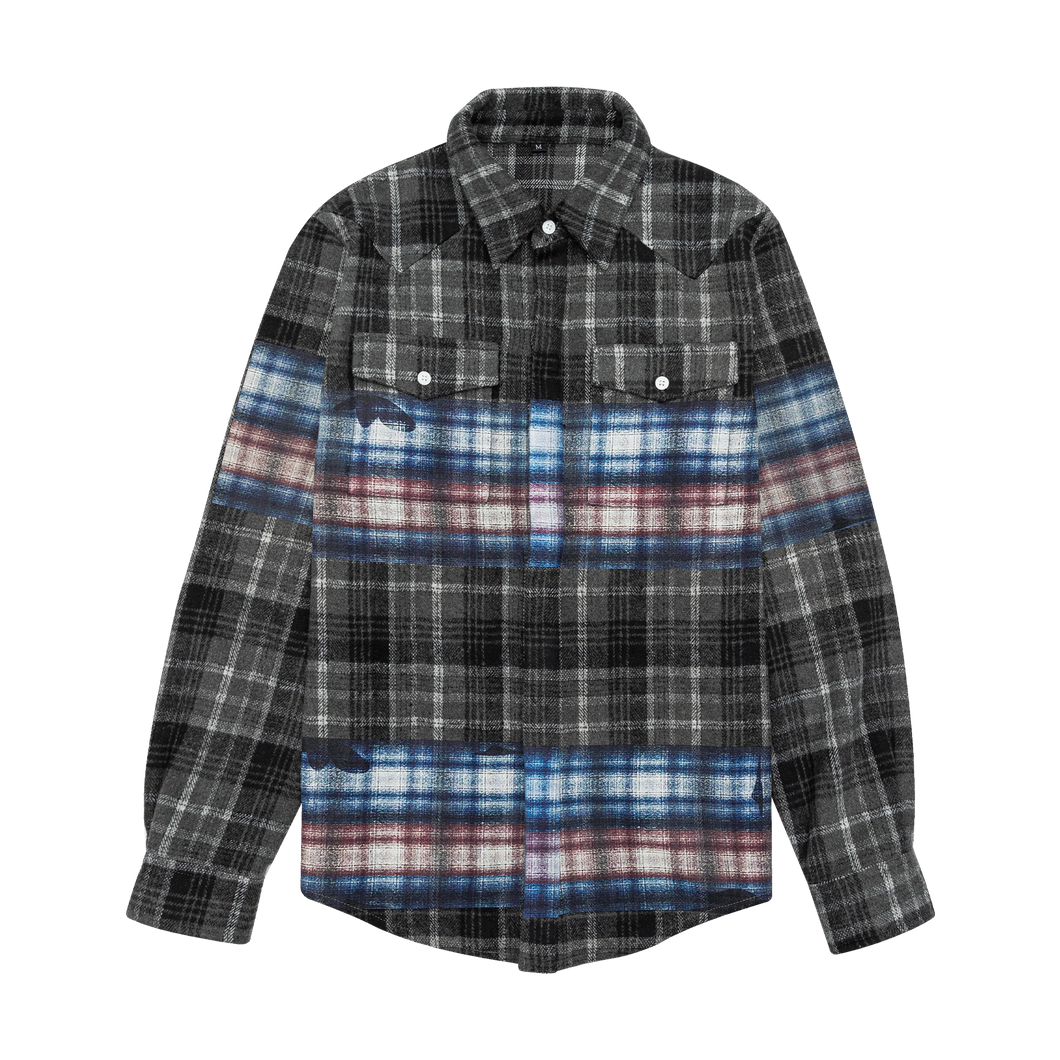 ANARCHY FLANNEL BUTTON DOWN SHIRT