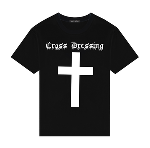CROSS DRESSING TEE (BLACK)