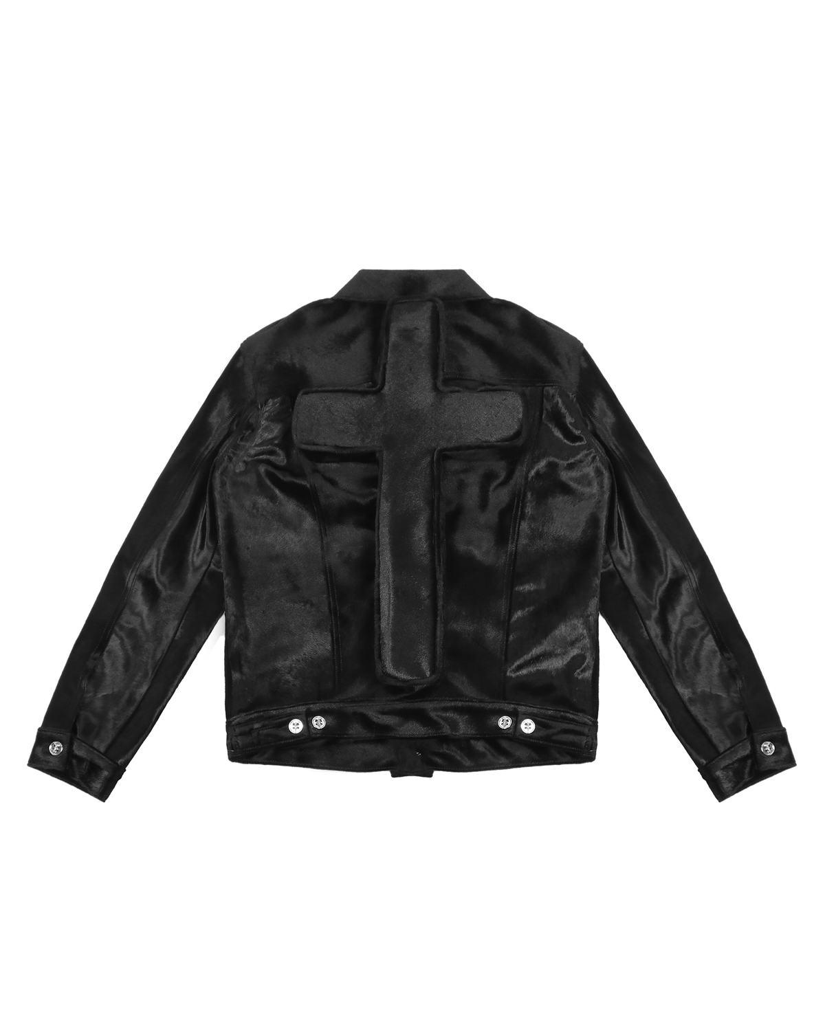 Pony Hair Crucifix Jacket