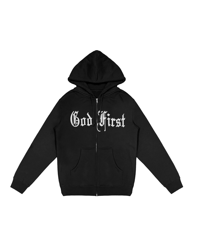God First Zip-Up Hoodie