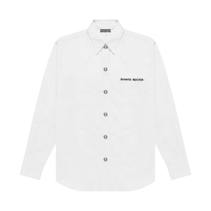 Logo Button Up (White)