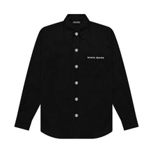 Load image into Gallery viewer, Logo Button Up (Black)
