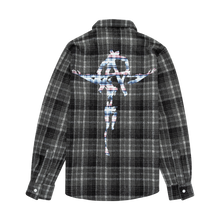 Load image into Gallery viewer, ANARCHY FLANNEL BUTTON DOWN SHIRT
