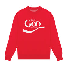 Load image into Gallery viewer, ENJOY GOD KNIT SWEATER (RED)
