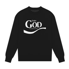 Load image into Gallery viewer, ENJOY GOD KNIT SWEATER (BLACK)
