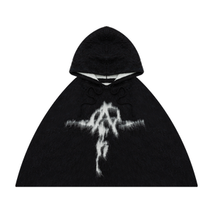 ANARCHY MOHAIR KNIT PONCHO
