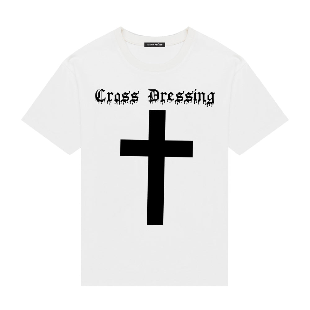 CROSS DRESSING TEE (WHITE)